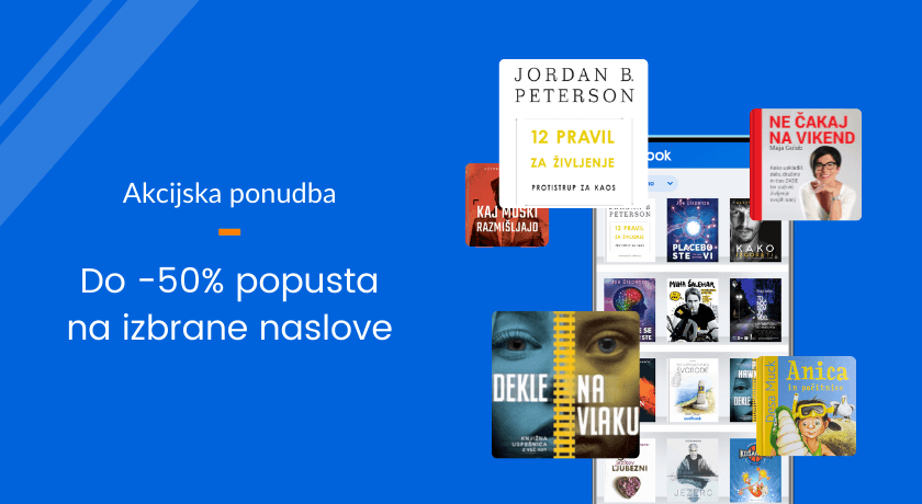Do -50 % popusta na izbrane avdio knjige
