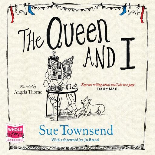 book cover for The Queen and I