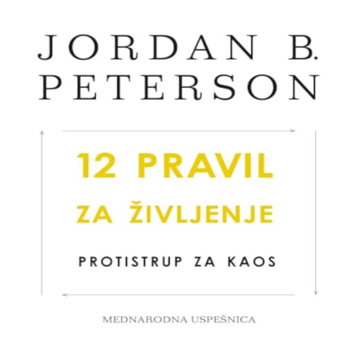book cover for 12 pravil za življenje